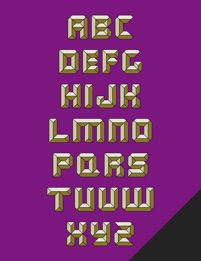 ROTM Font Alphabet